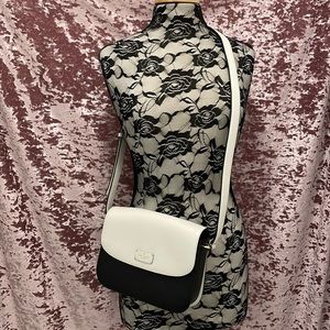 Kate Spade Adelaide Two-Toned B&W Crossbody/Shoulder Bag